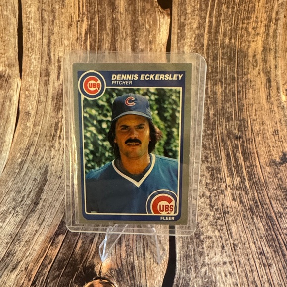 Other - Vintage 1985 Fleer Dennis Eckersley #57 Baseball Trading Card Item #ME5354